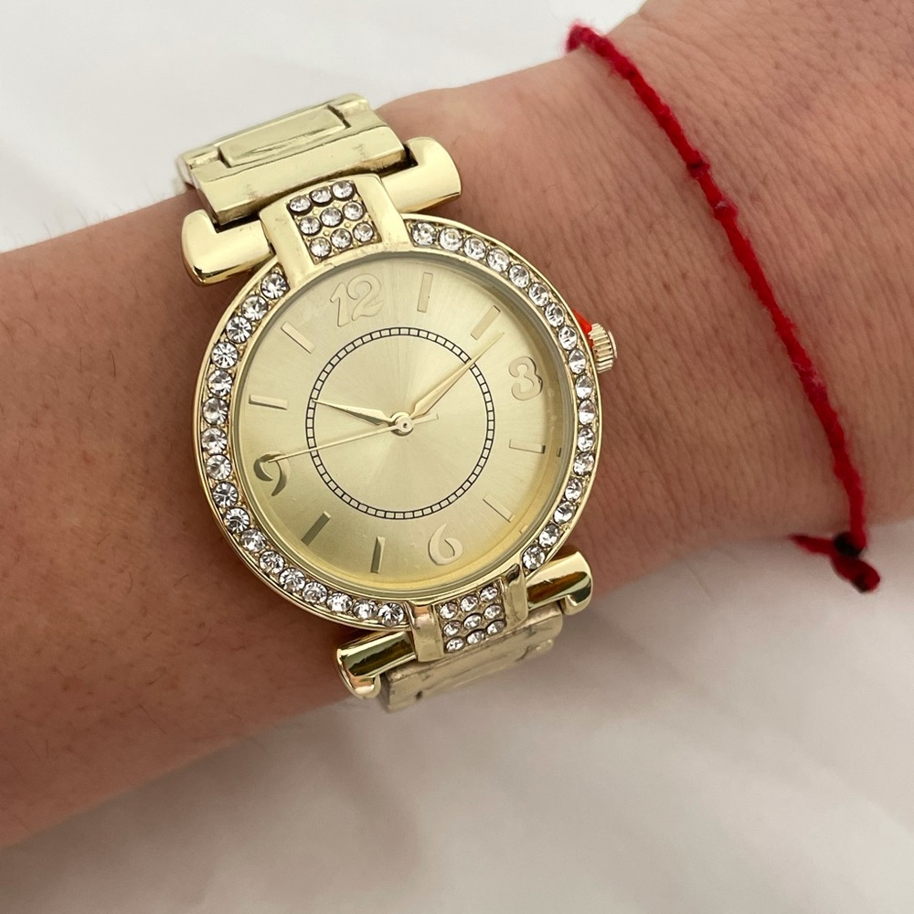 Charter Club Gold Women Bracelet Watch Gold